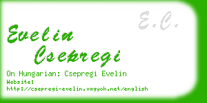 evelin csepregi business card
